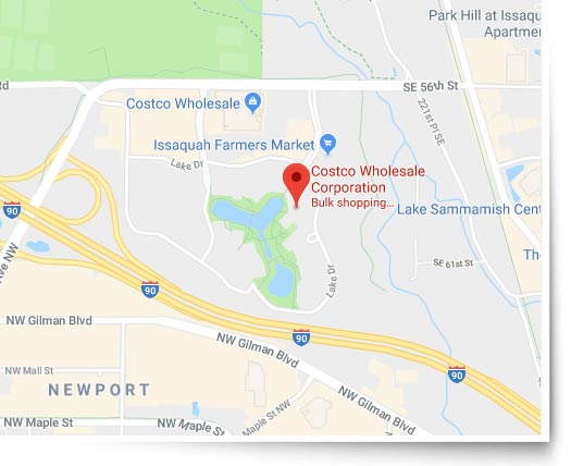 GoogleMaps Location of Costco